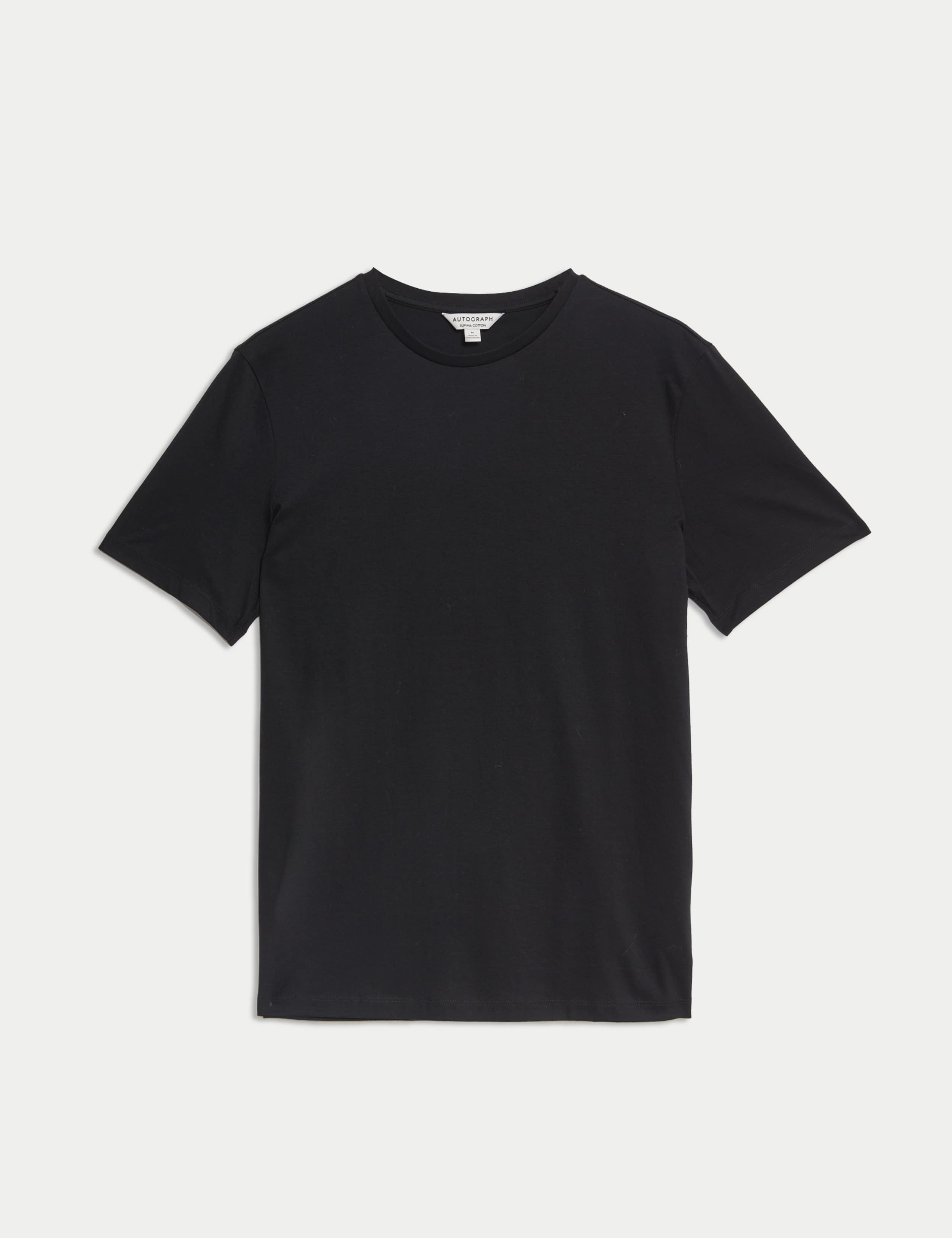 Autograph Supima cotton crew neck T-shirt - British product