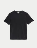 Autograph Supima cotton crew neck T-shirt - British product