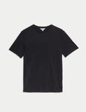 Autograph Supima cotton crew neck T-shirt - British product