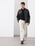 Pure Supima cotton polo shirt regular fit, imported from the UK