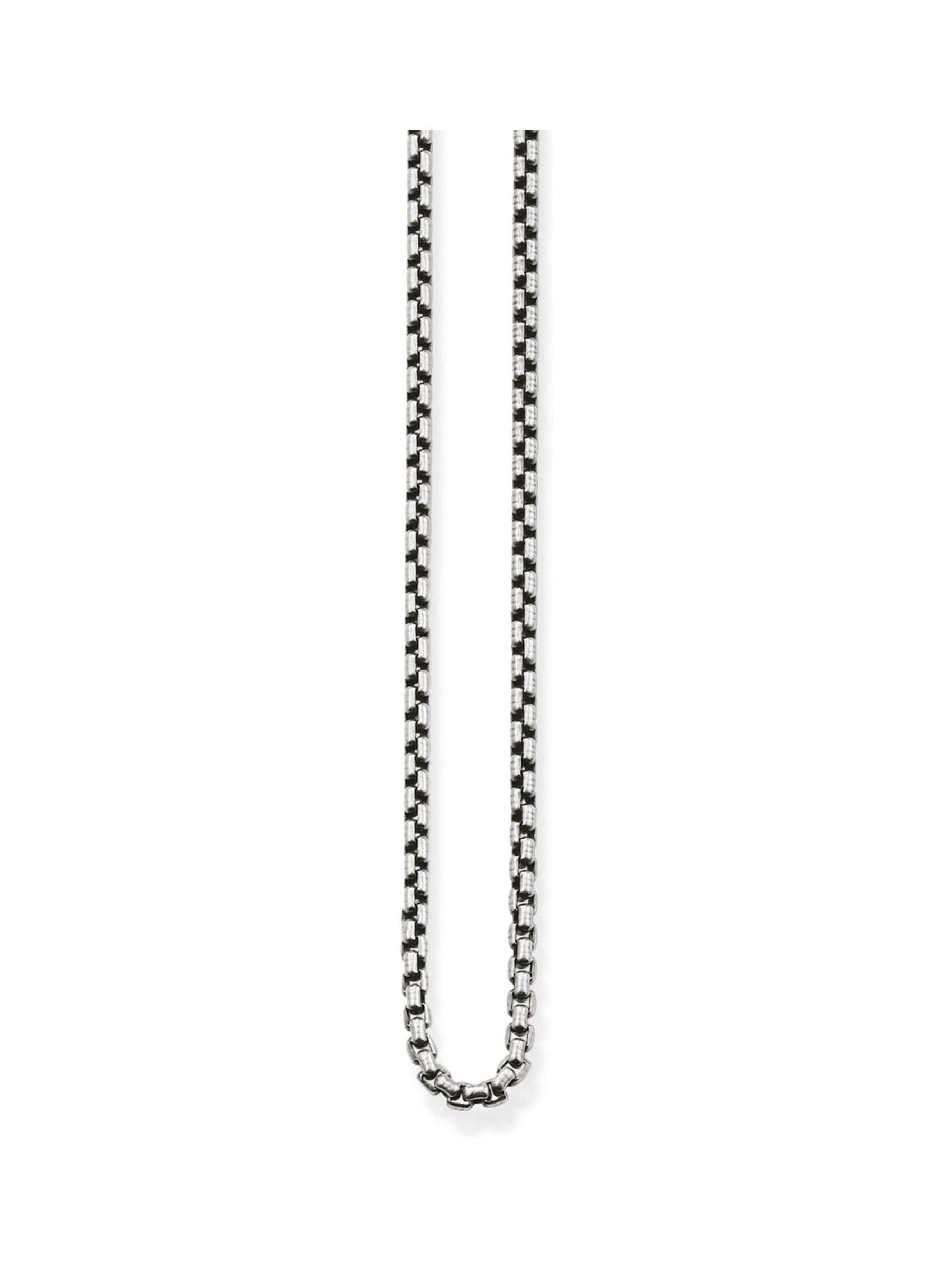 Thomas Sabo silver blackened rebel necklace (British brand)