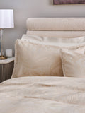 Lipsy Phoebe Oyster Jacquard duvet cover and pillowcase set, UK version