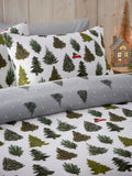 Furn Evergreen reversible brushed cotton duvet cover set - British product