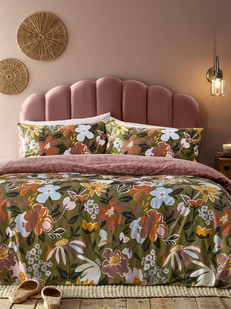 Furn Green Asterea duvet cover set - British product