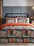Furn Green Christmas duvet cover set - British product