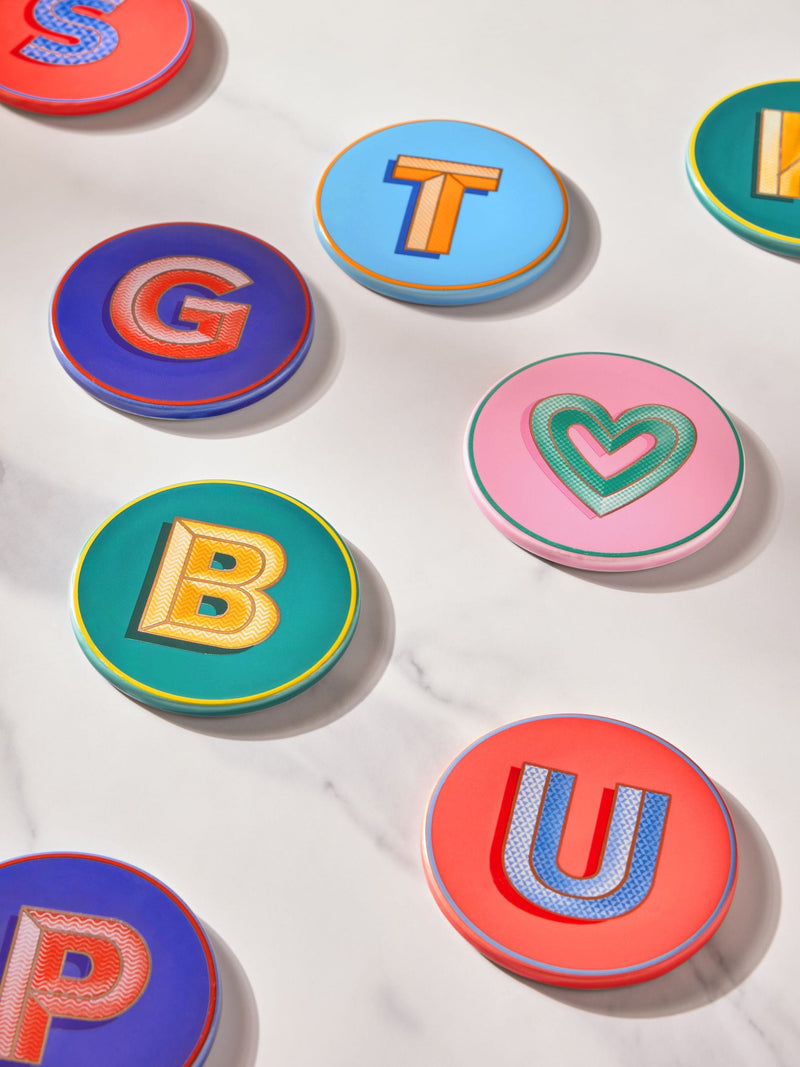 Alphabet coaster 10cm imported from the UK