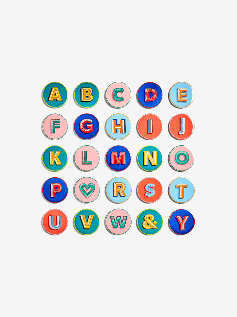 Alphabet coaster 10cm imported from the UK