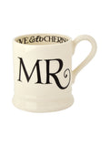 Emma Bridgewater cream black toast mug set 2pk - British product