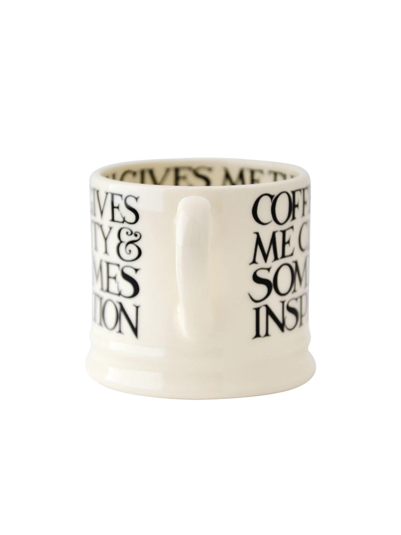 Emma Bridgewater Cream Black Toast Small Mug - British product