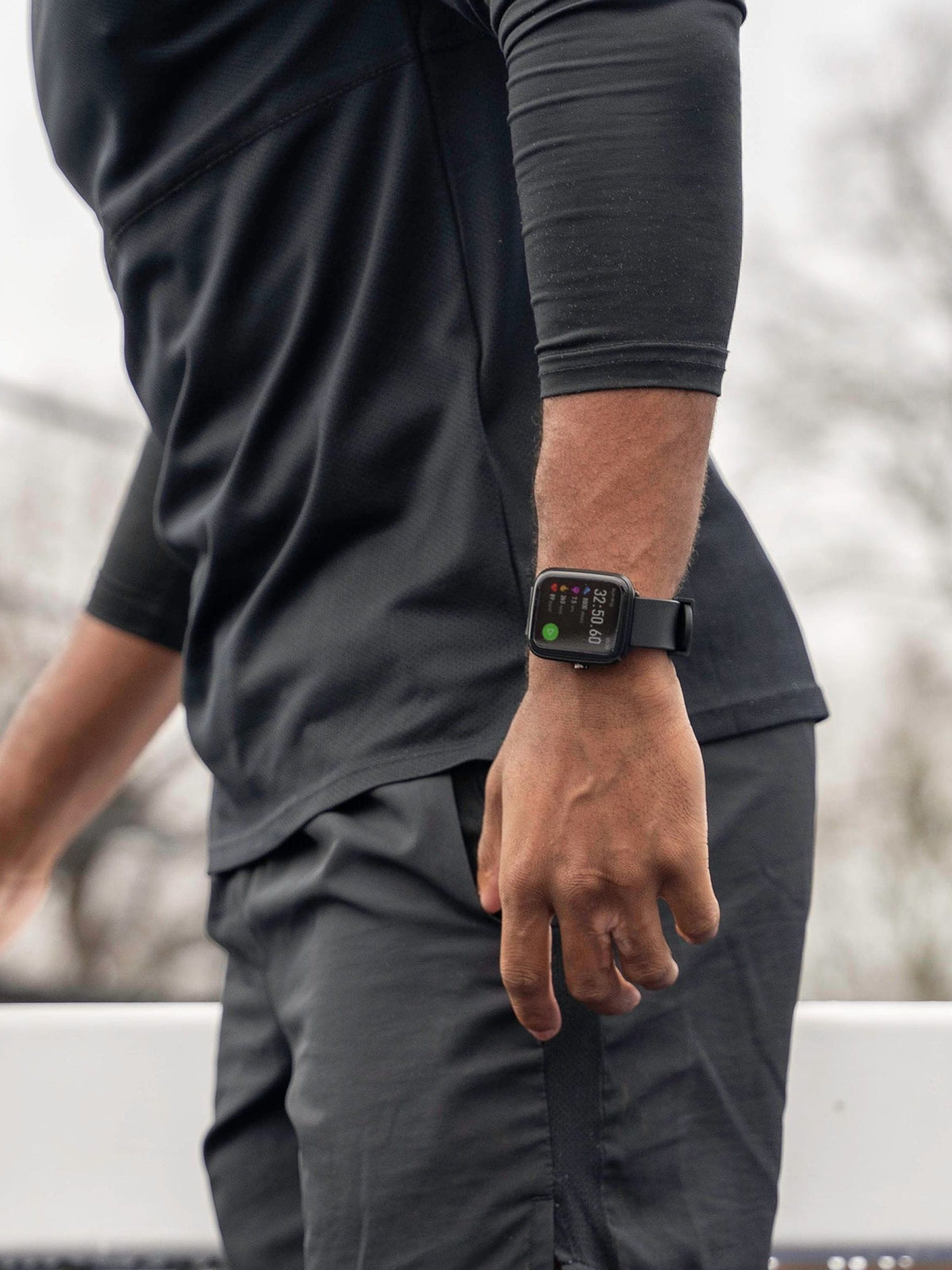 Sekonda Black Motion Plus smartwatch with 36mm case (British brand)