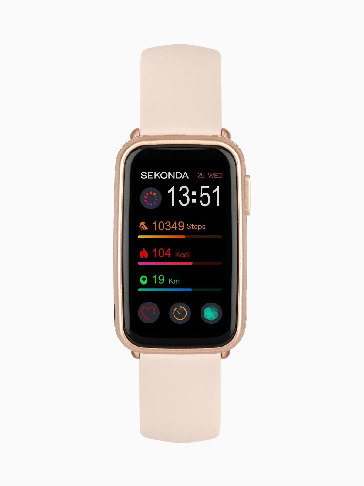 Sekonda Pink Track smart watch 26mm (British brand)