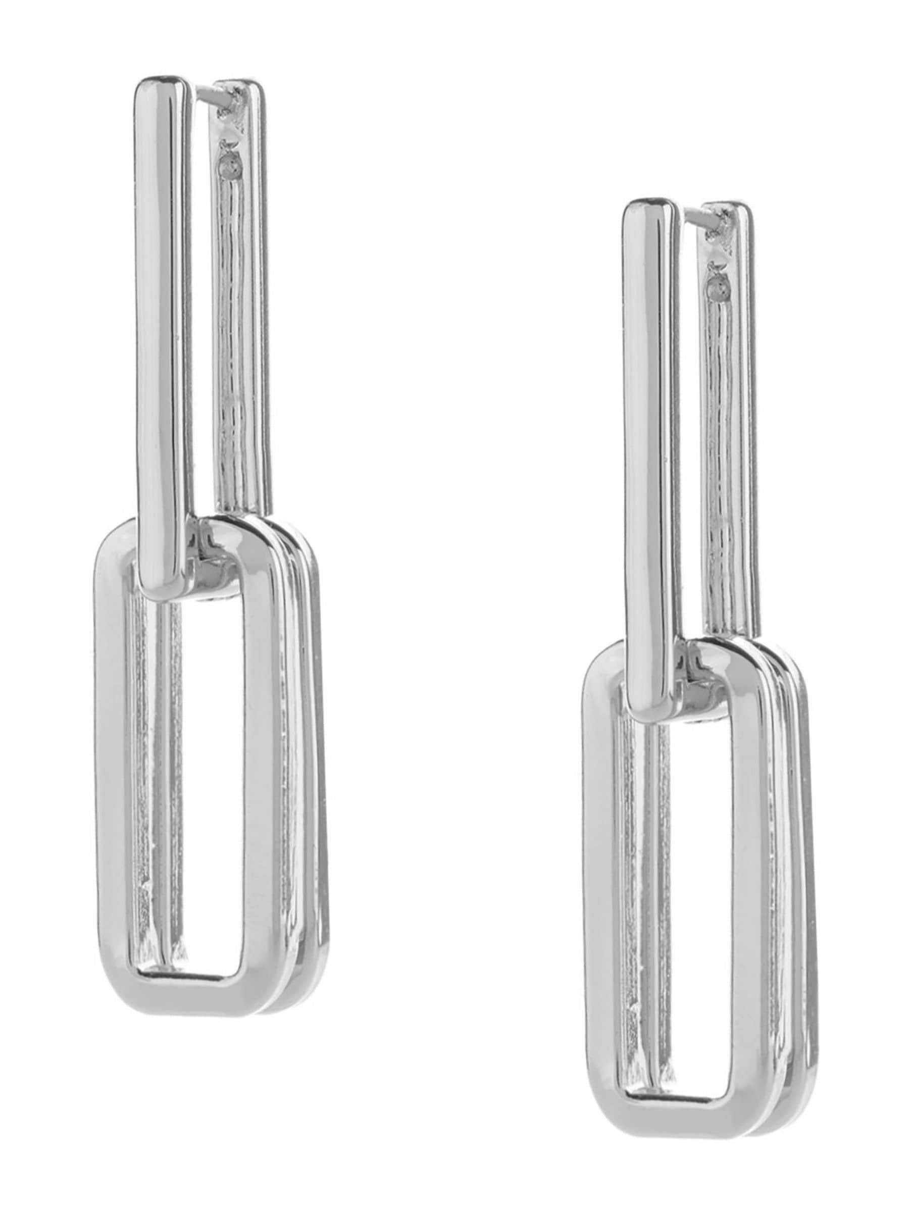 Mint Velvet Silver Link Earrings