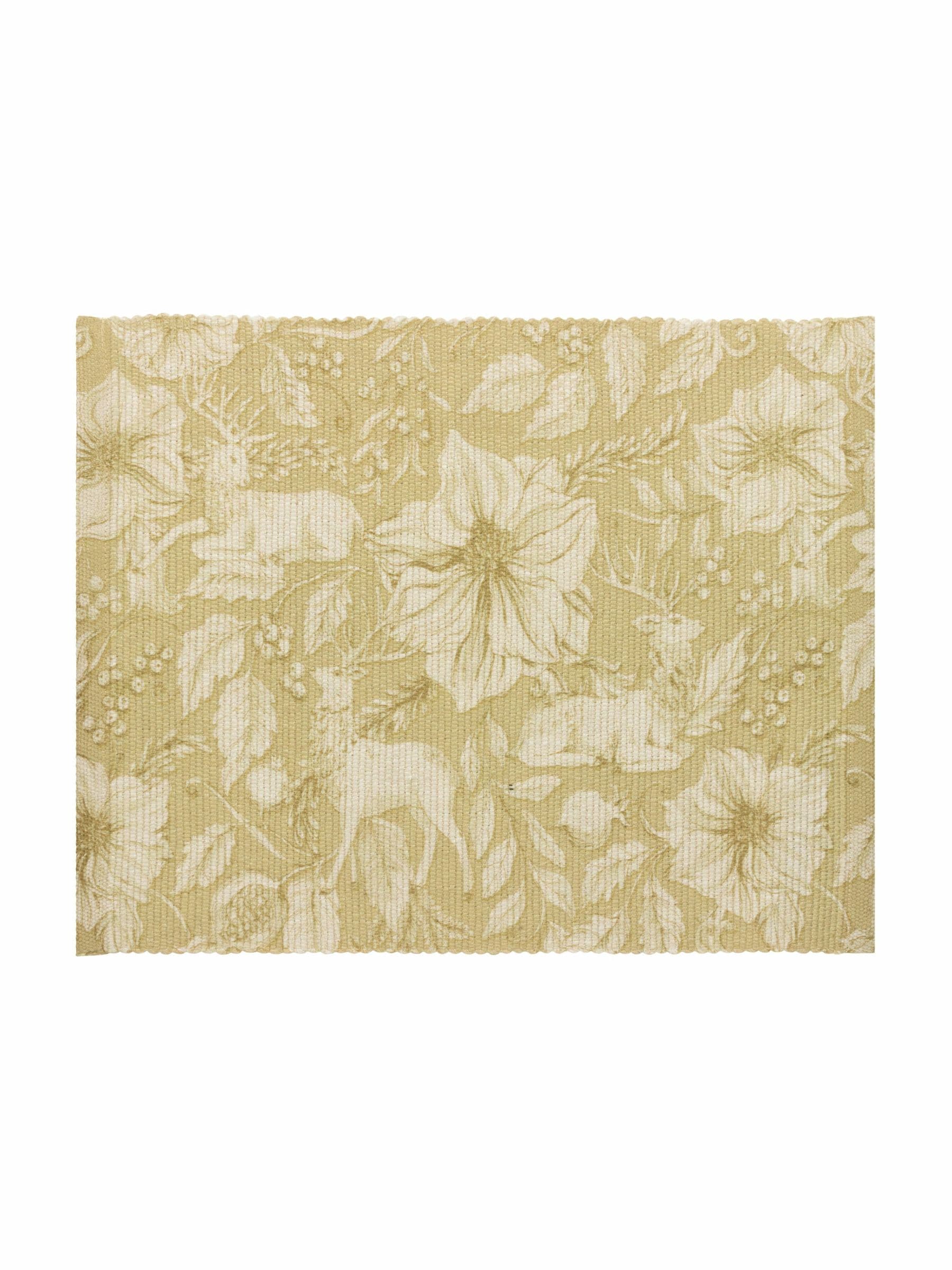 Paoletti gold stag table placemats set of 4, imported from the UK