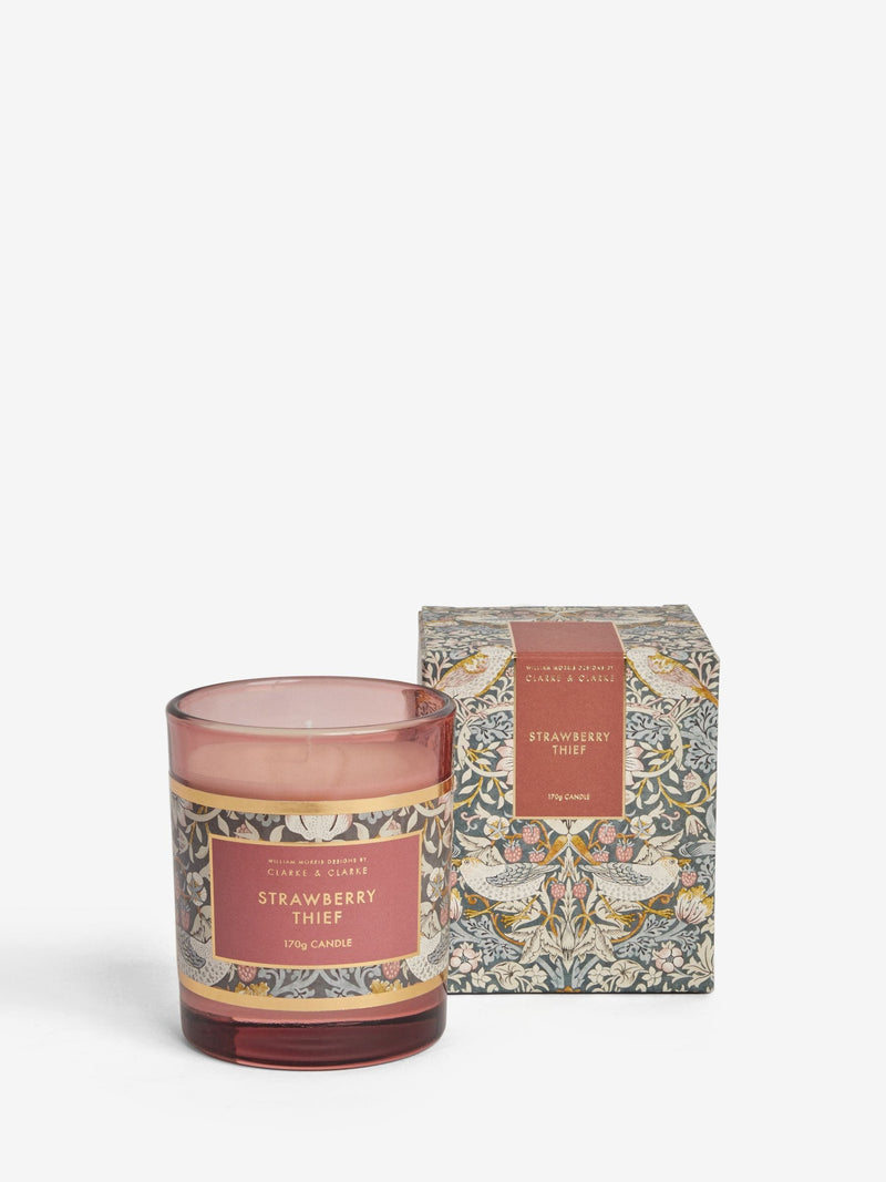 Clarke and Clarke rhubarb and rose water candle - British product