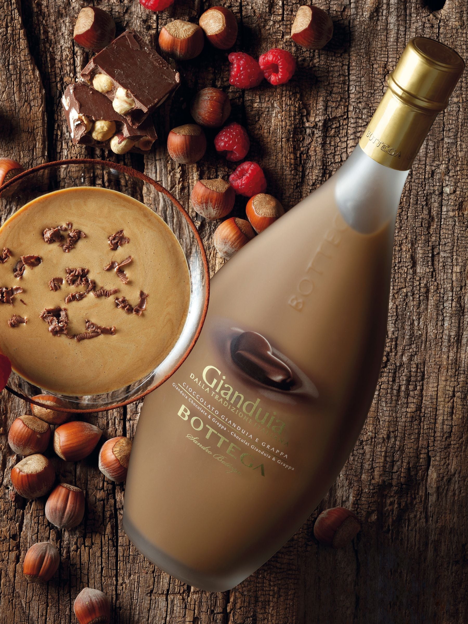 Bottega Gianduia Chocolate Cream Liqueur 500ml, UK version