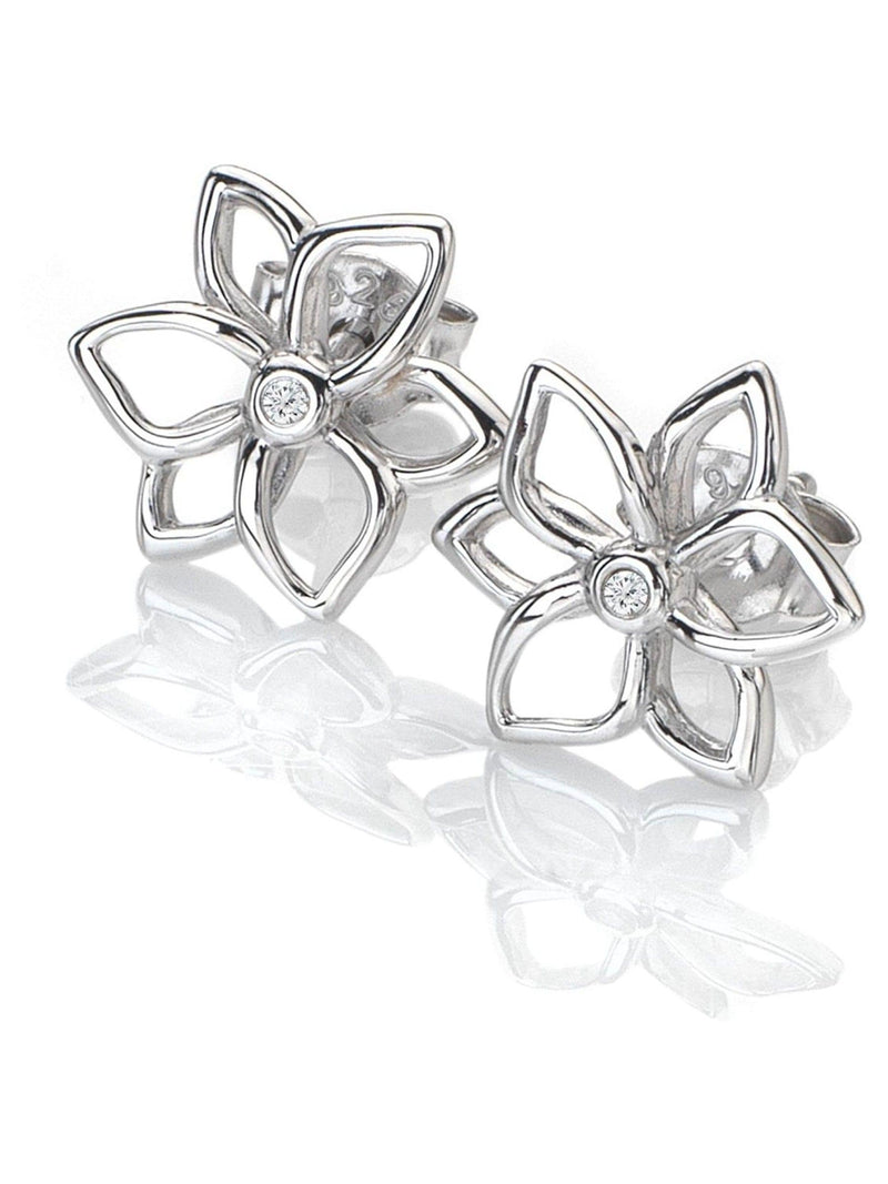 Hot Diamonds Sterling Silver Diamond Amulet Stud Earrings