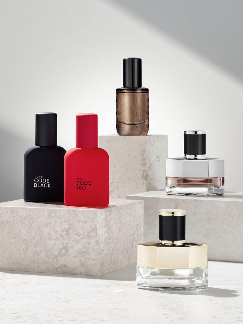 Set of 5 10ml men's Eau de Parfum fragrances discovery collection (British brand)