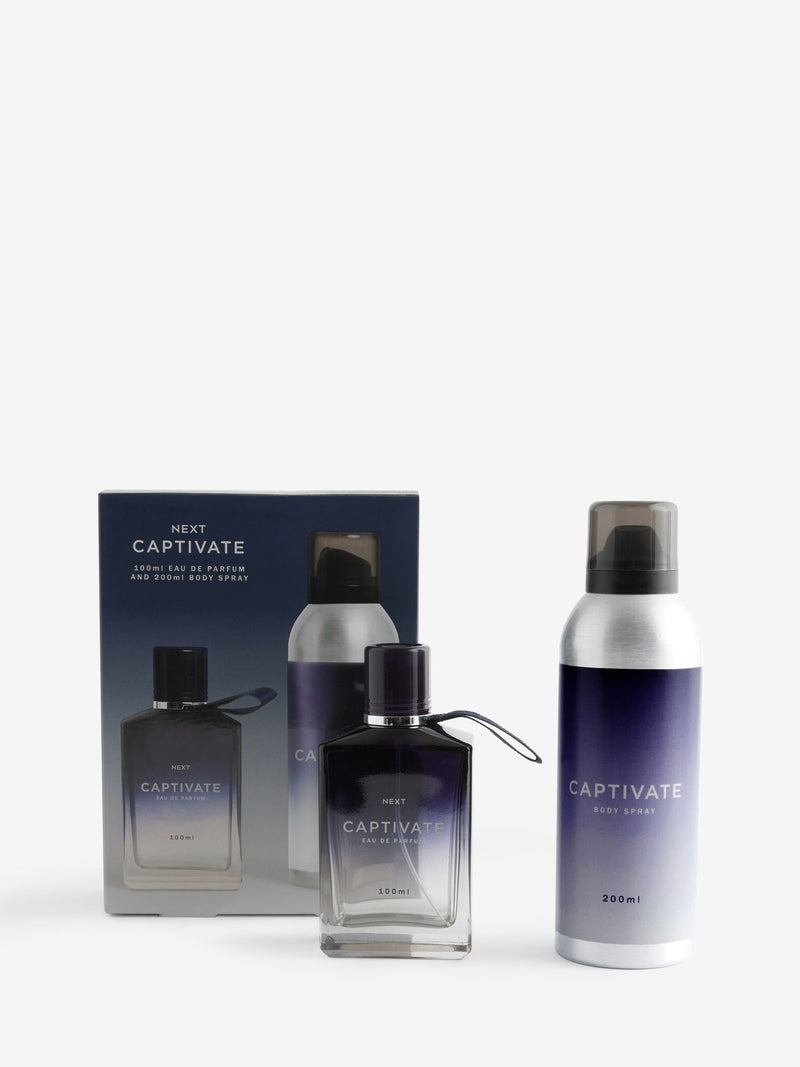 Captivate eau de parfum and body spray gift set 100ml and 200ml - British product