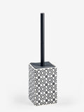 Monochrome Geo Toilet Brush