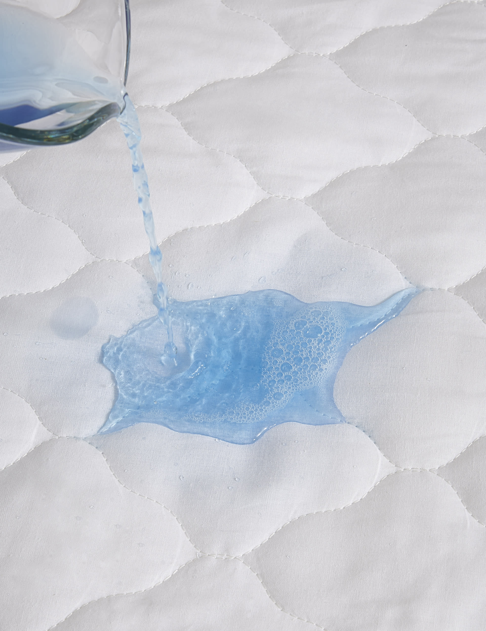 Sleep Solutions quilted waterproof mattress protector, imported from the UK