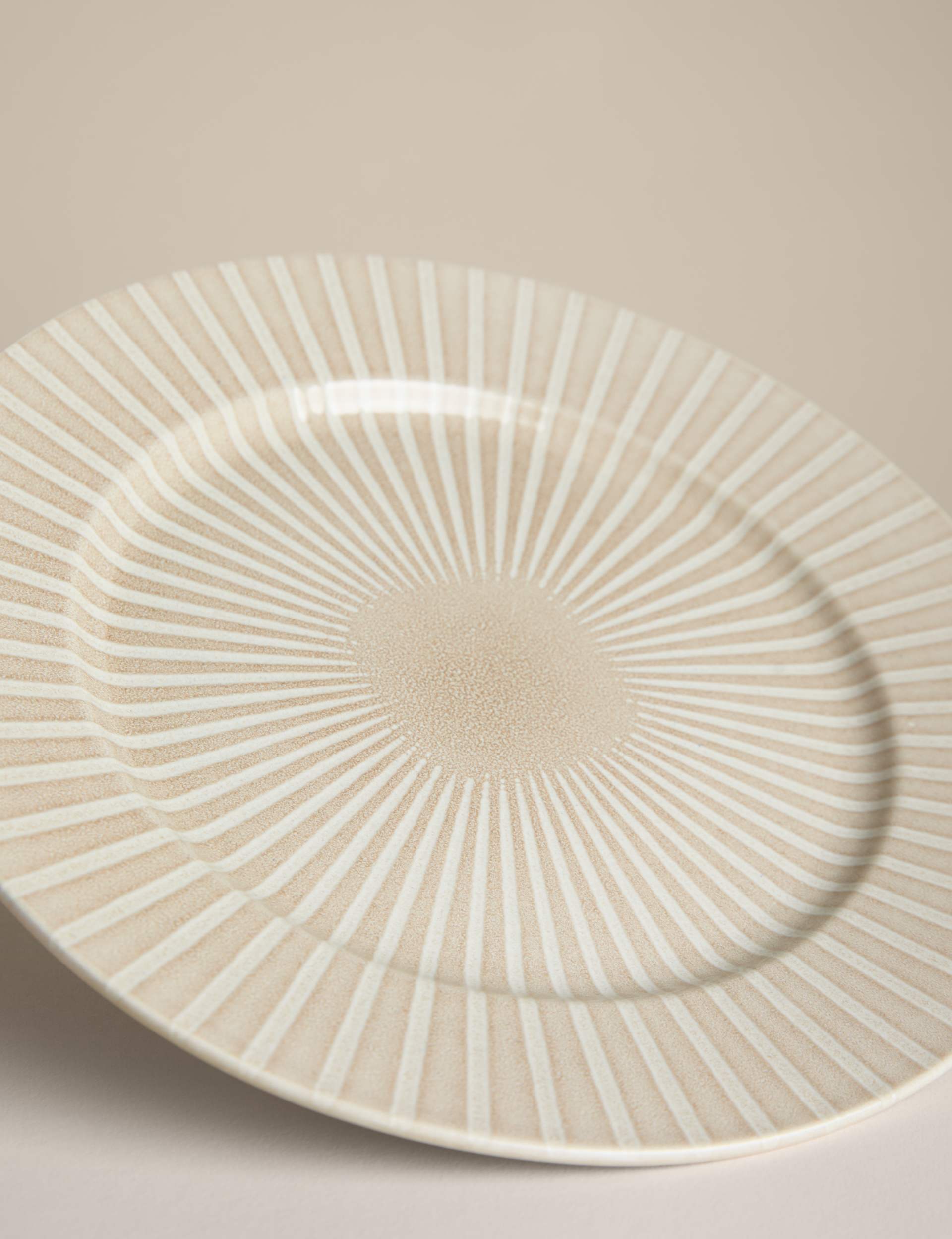 Reactive Stripe Dinner Plate