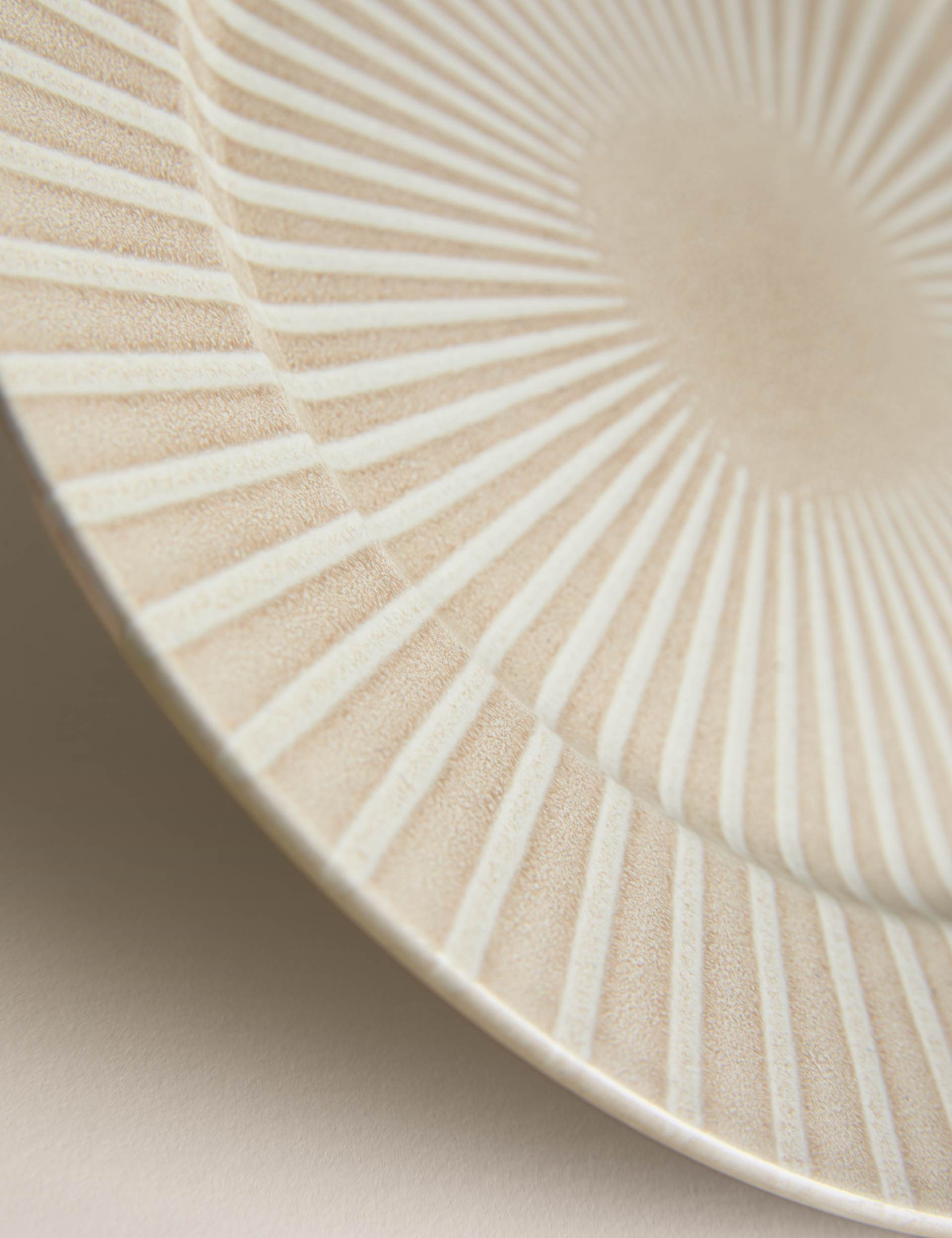 Reactive Stripe Dinner Plate