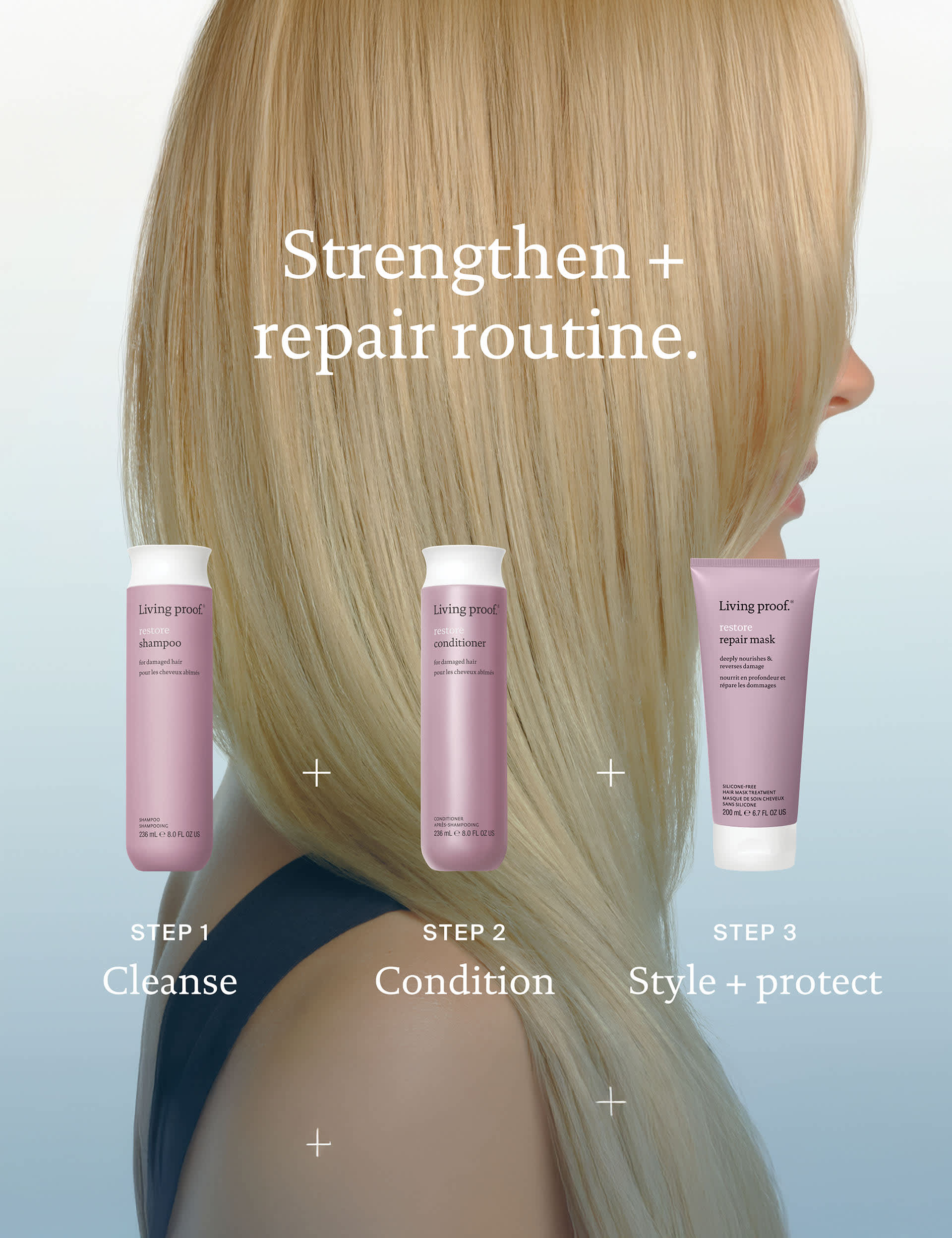 Living proof Restore hair conditioner 60ml, imported from the UK