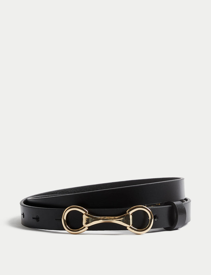 M&S leather snaffle waist belt, UK version