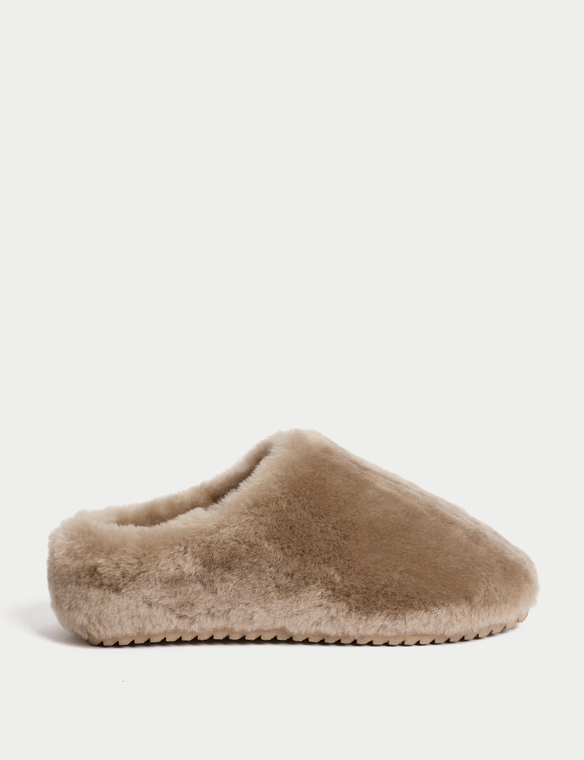 M&S Leather Shearling Mule Slippers, UK version