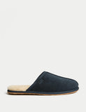 M&S suede mule slippers with Freshfeet (British brand)