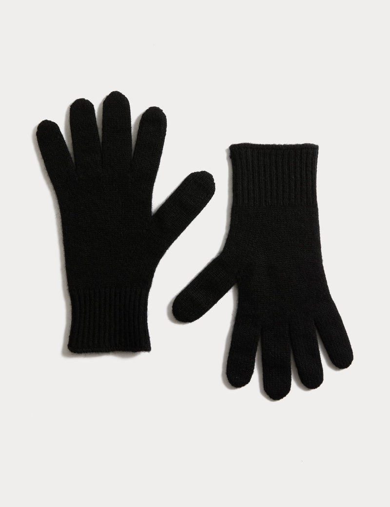 Autograph pure cashmere knitted gloves, imported from the UK