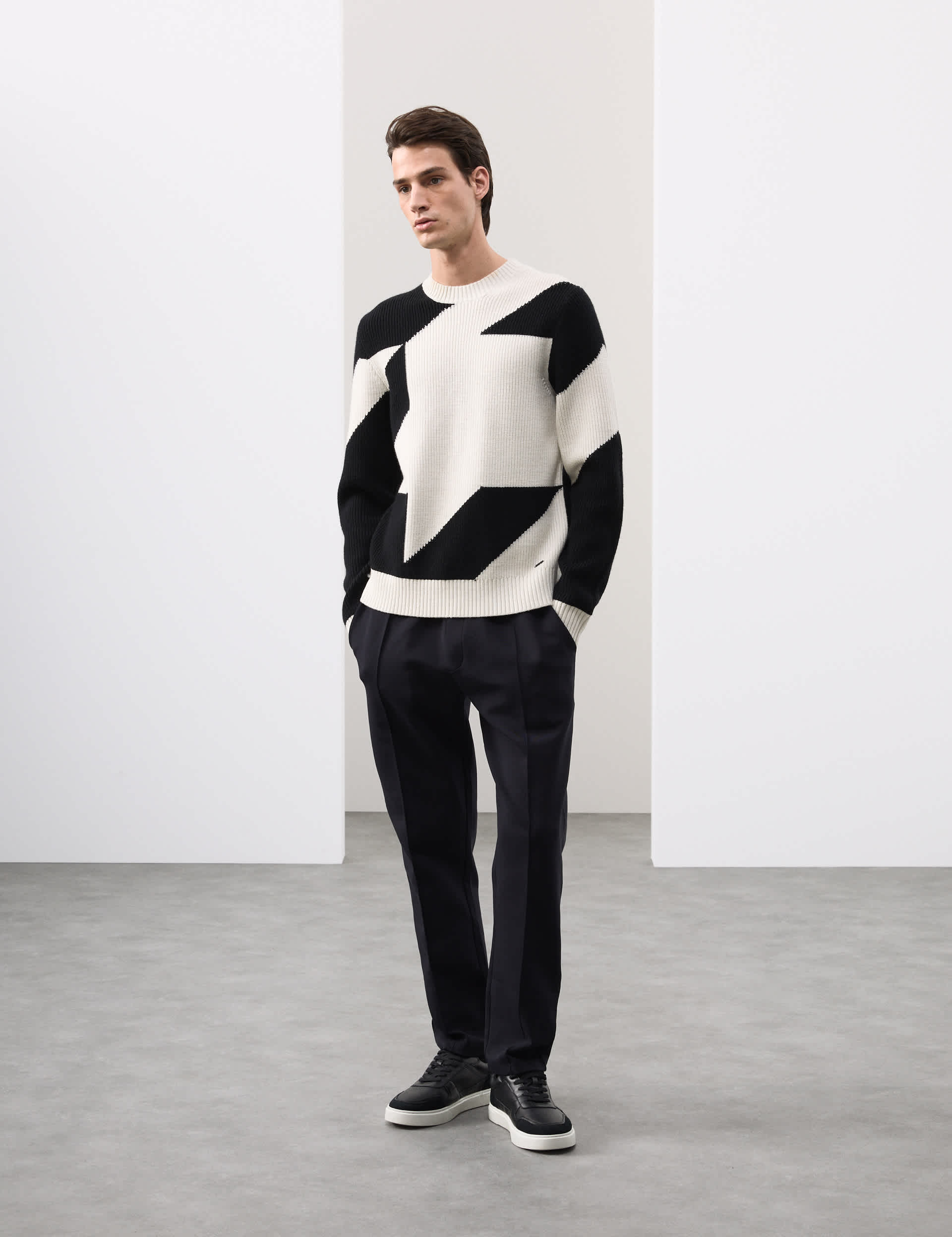 Autograph Cotton Rich Pintuck Straight Leg Joggers - British product