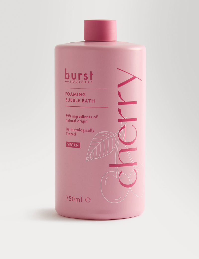 Burst Bodycare cherry bubble bath 750ml - British product