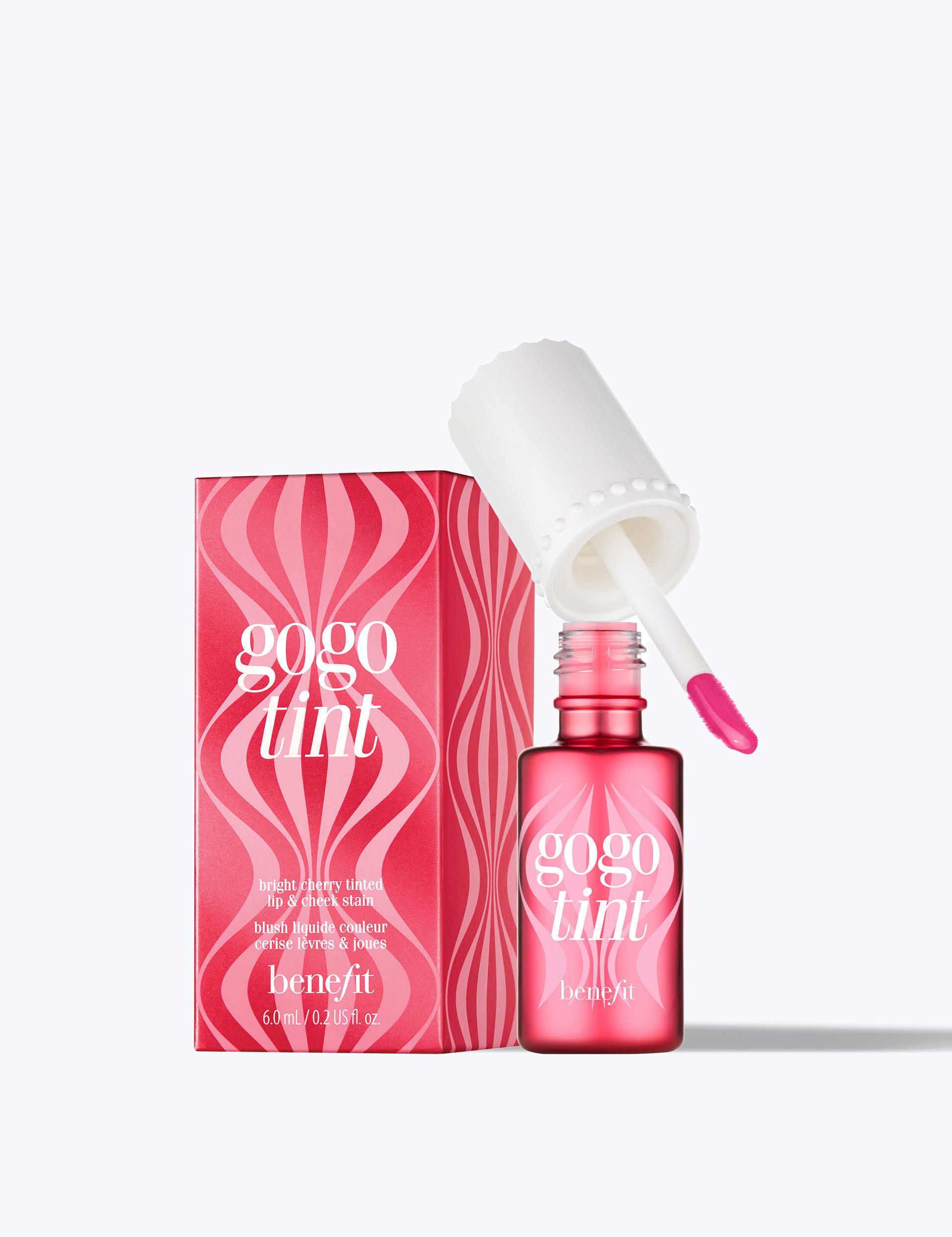 GoGotint cheek and lip stain bright cherry red 6ml, UK version
