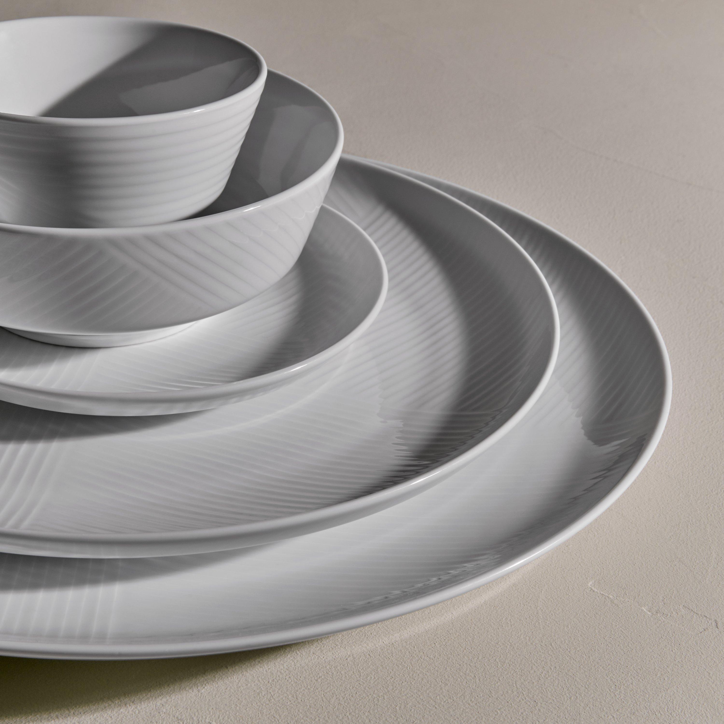 John Lewis porcelain coupe dinner plate 28cm, UK version