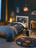 John Lewis pure cotton knitted throw, UK version