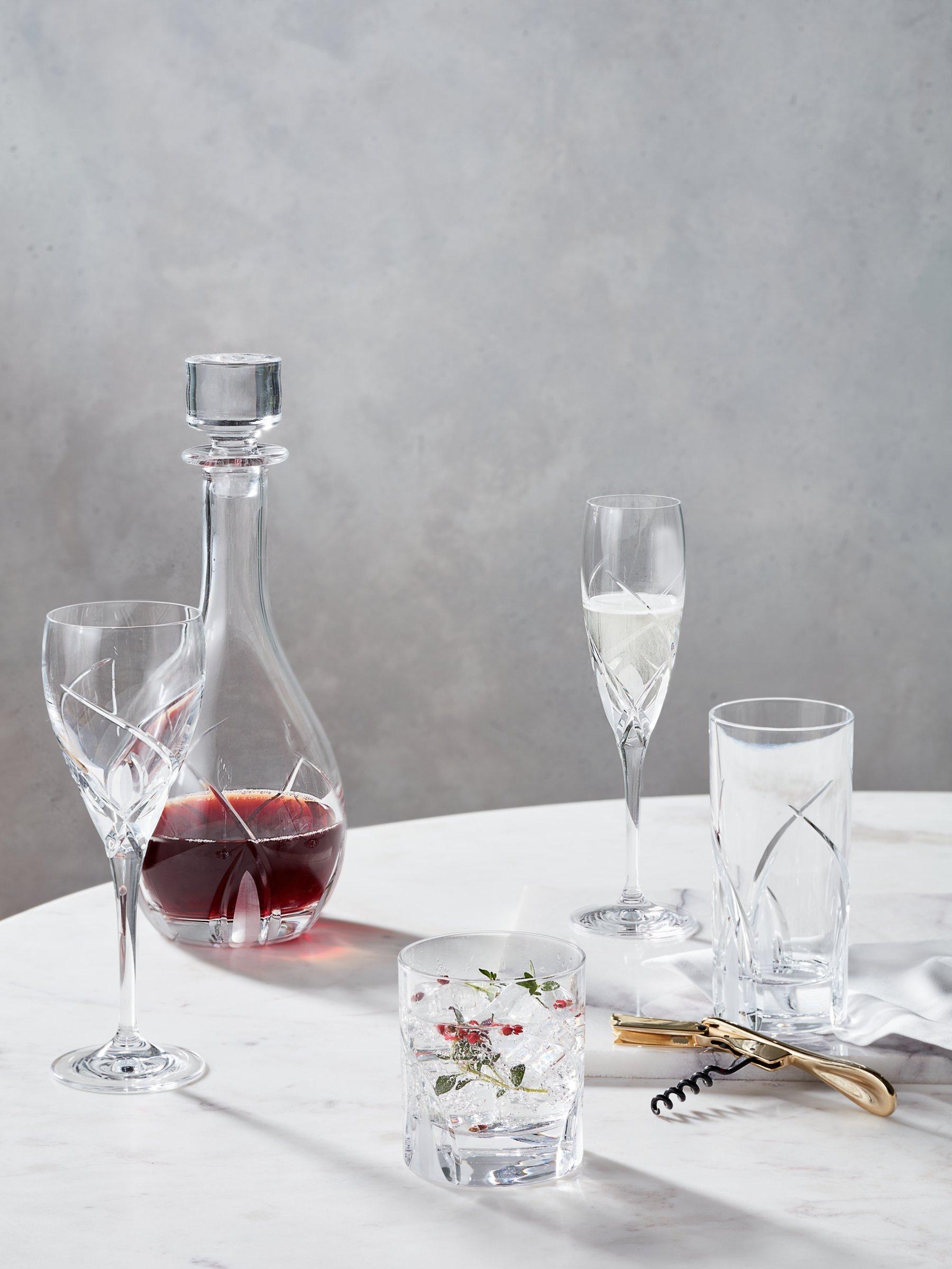 John Lewis crystal highball glasses clear set of 2 360ml UK version