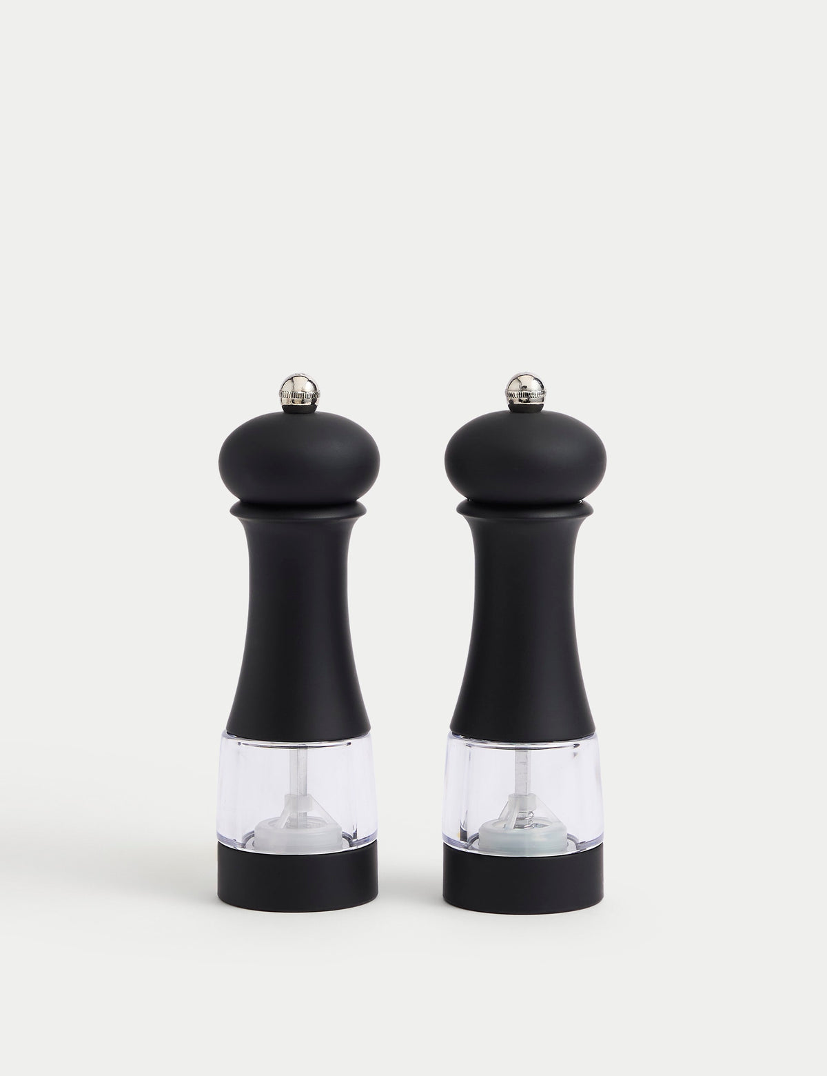 Salt and pepper mills two-piece set (British brand)