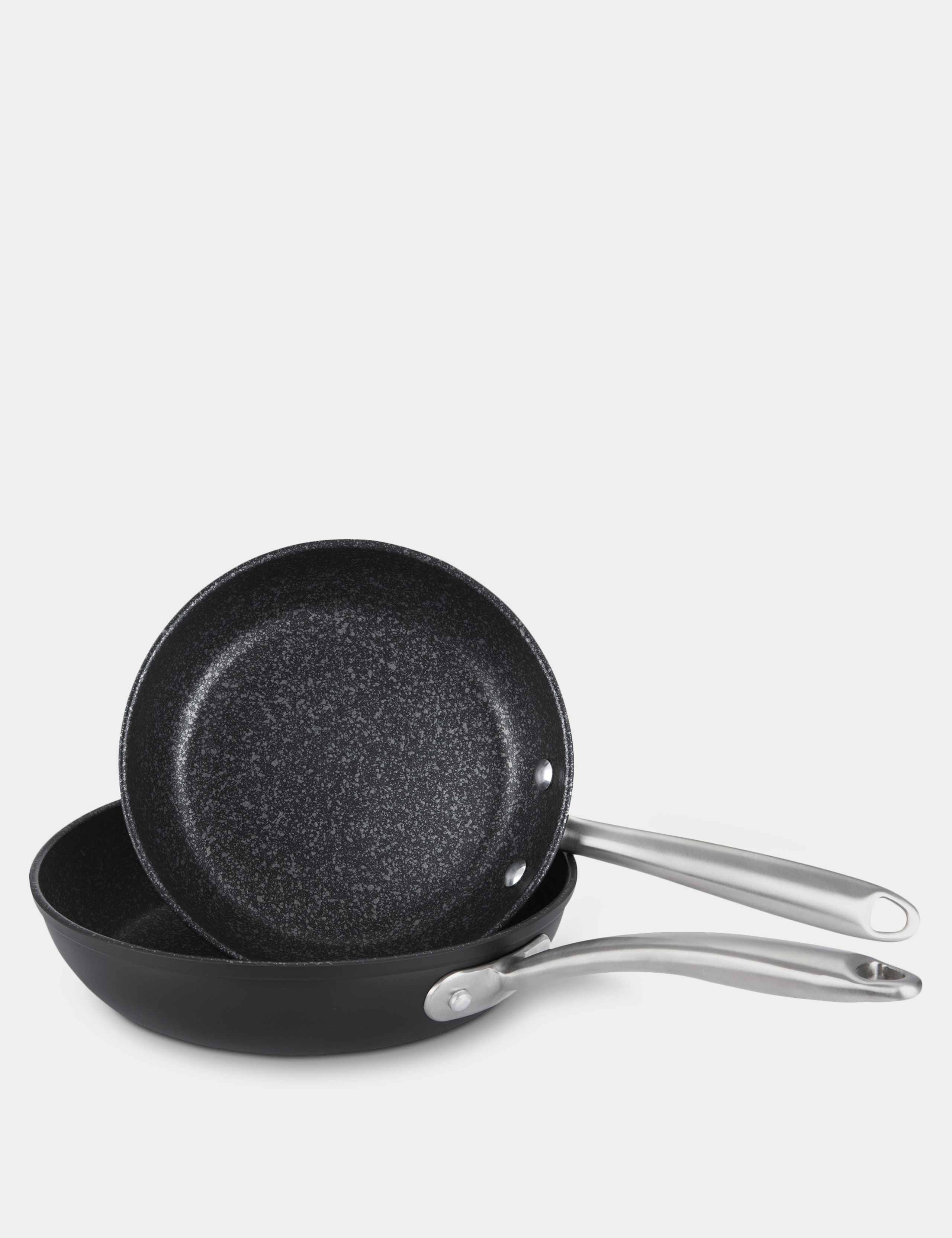 Prestige Scratch Guard Non Stick Frying Pan Set of 2 with 21cm and 25cm pans (British brand)