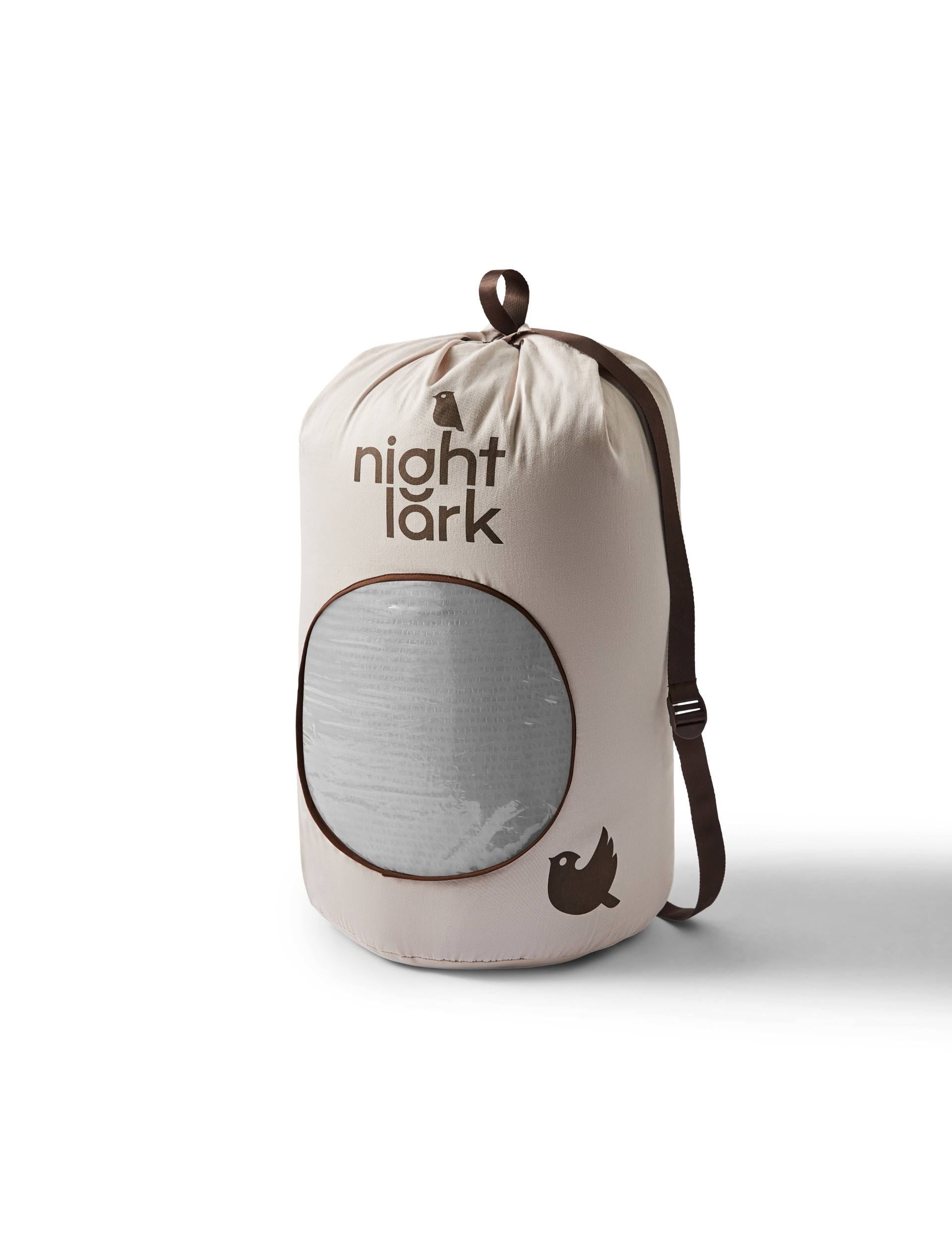 Night Lark seersucker 4.5 tog coverless duvet set (British brand)