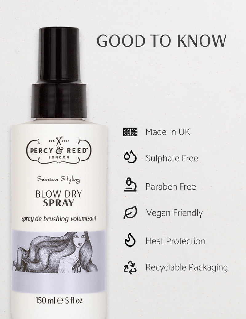 Percy & Reed blow dry spray 150ml (British brand)