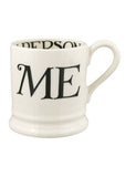 Set of 2 Black Toast You & Me Mugs