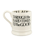 Set of 2 Black Toast You & Me Mugs