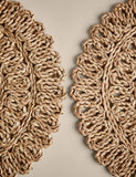 Floral rattan placemats set of 2 (British brand)