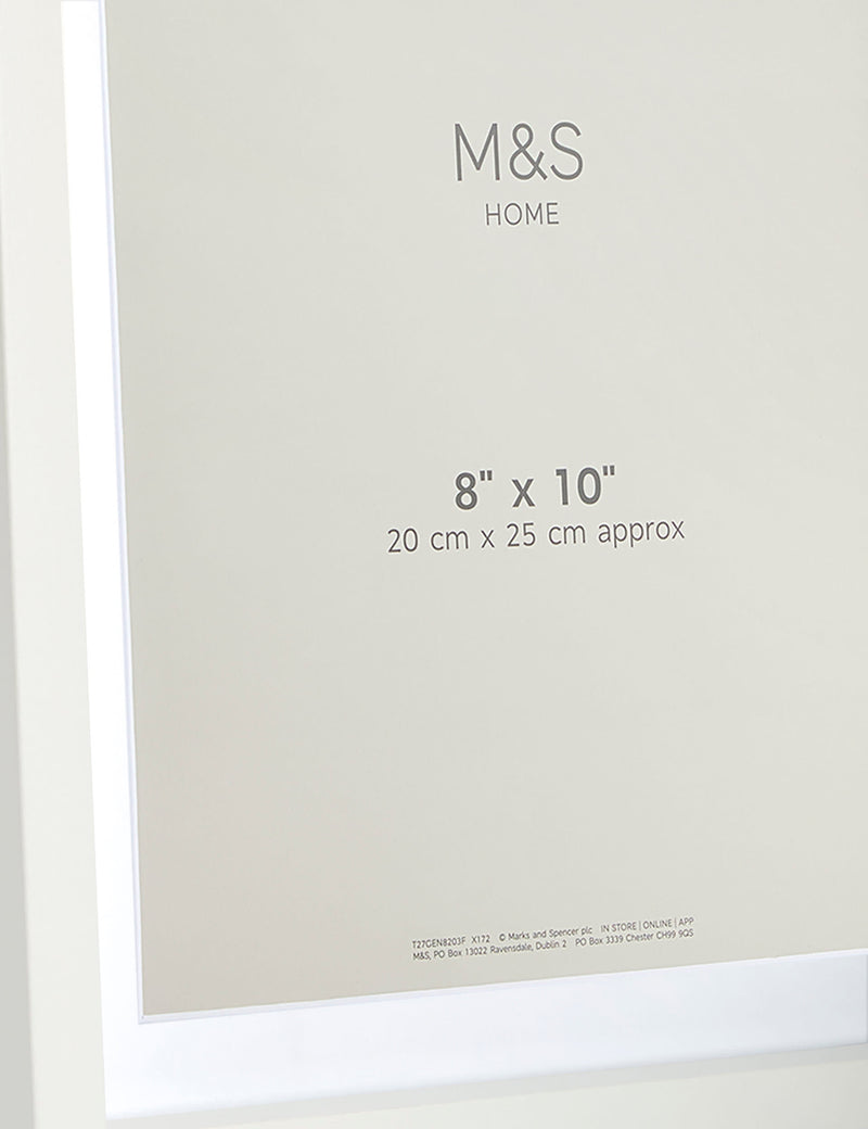 Set of two 8x10 inch wood-effect photo frames (British brand)