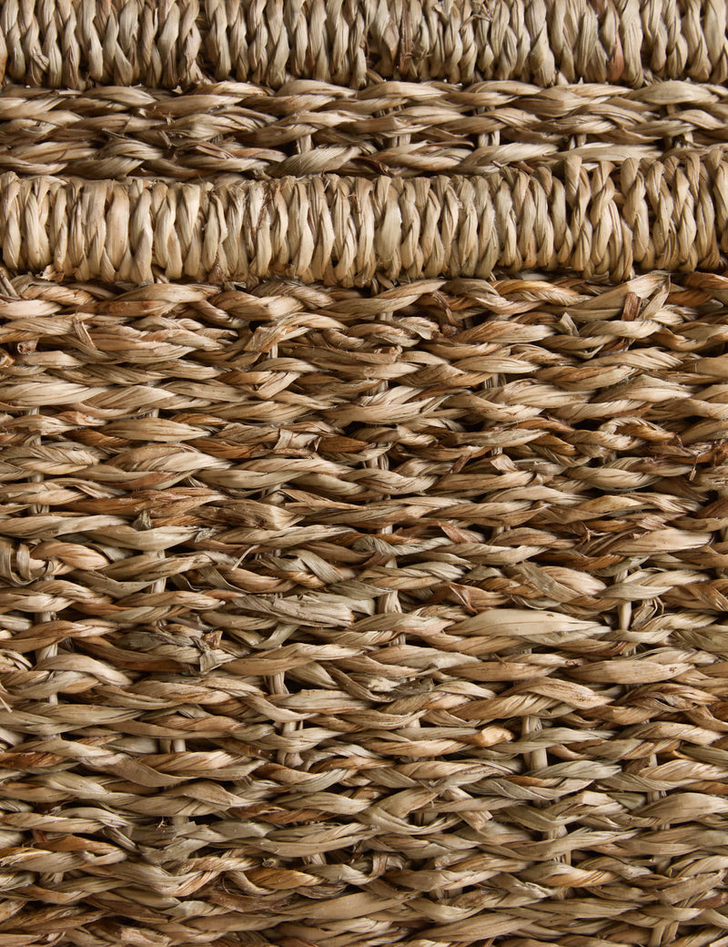Set of 2 Seagrass Rectangular Baskets