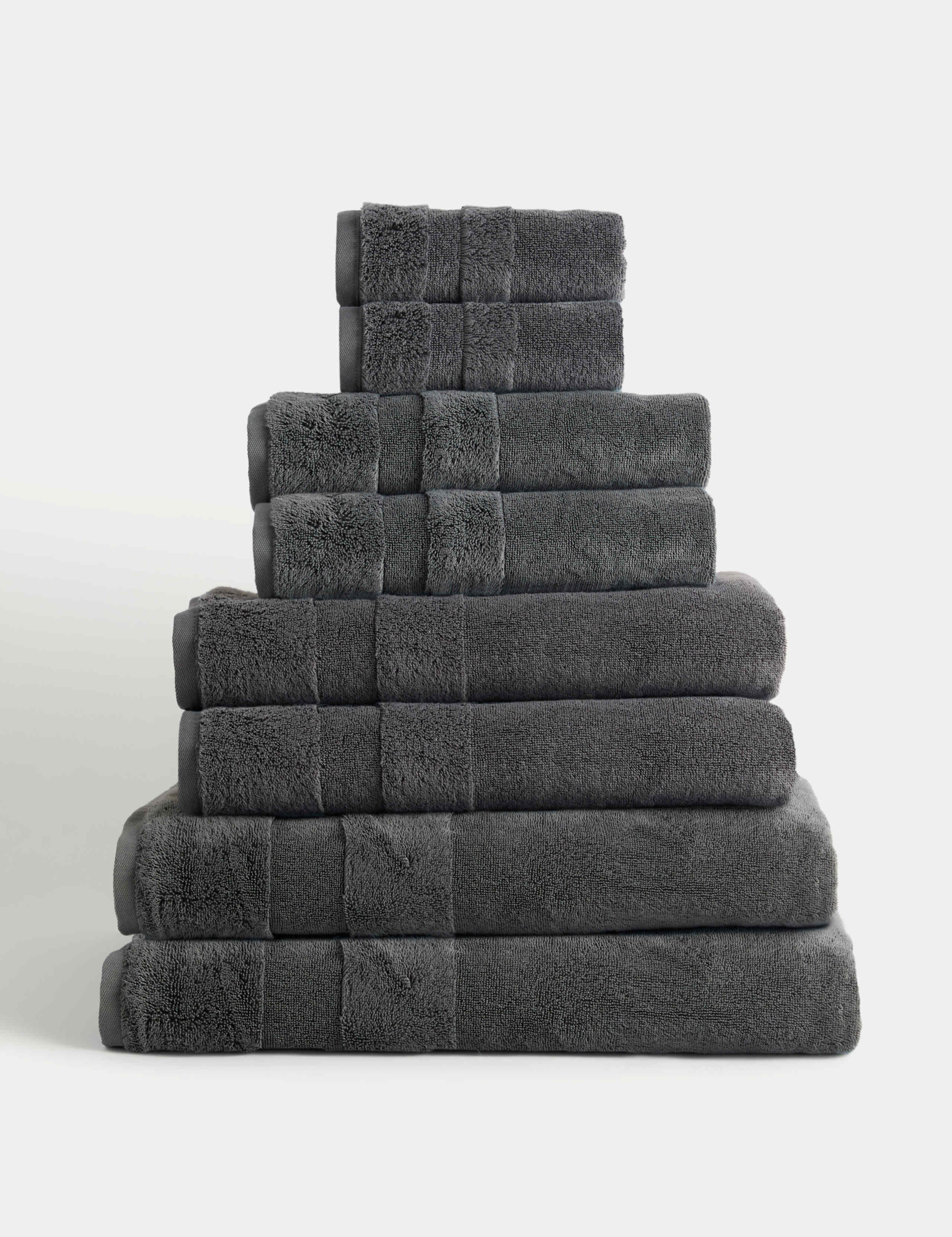 Set of two Turkish cotton towels (British brand)