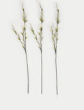 Set of three artificial willow single stems, 91.4 cm tall (British brand)