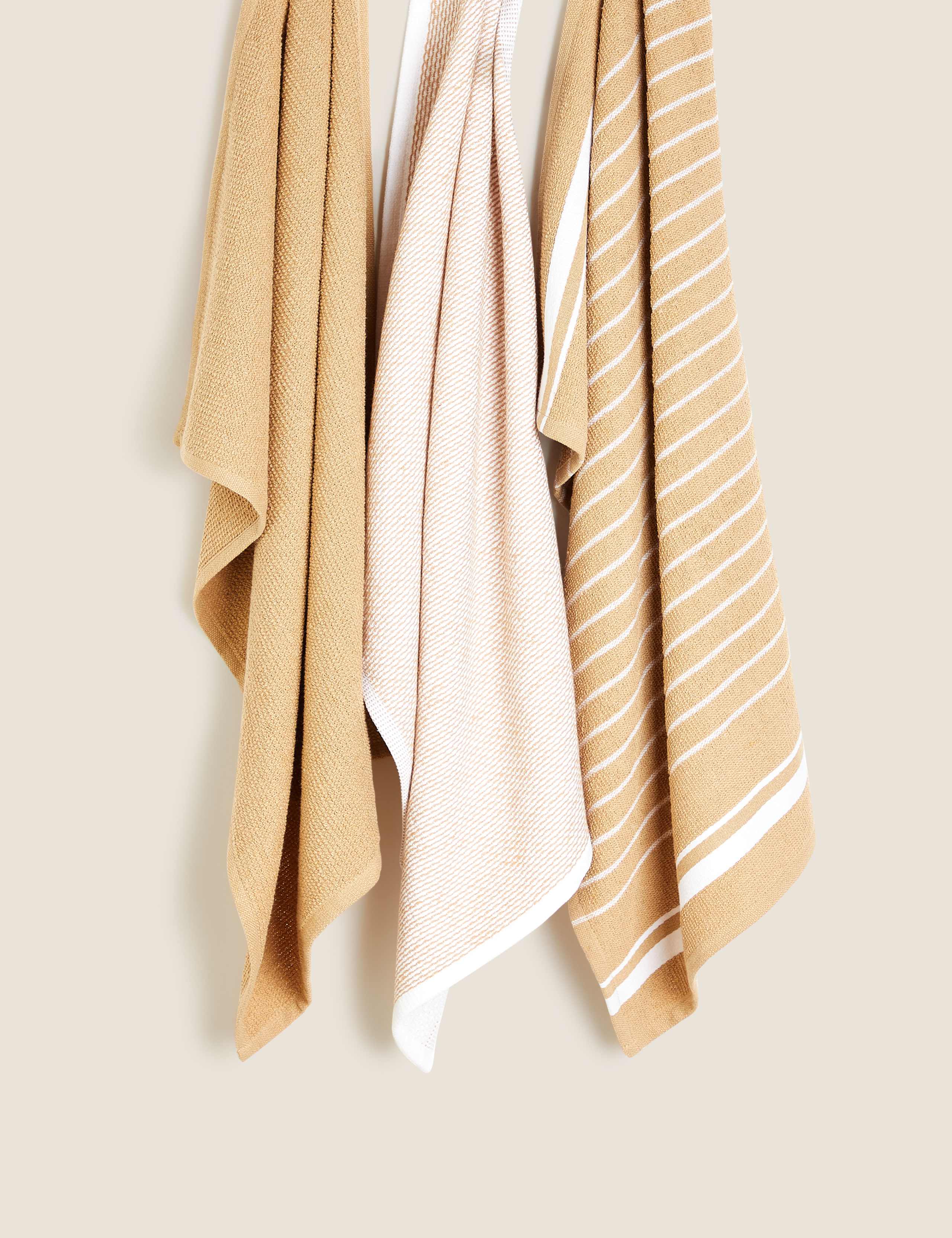 Cotton rich tea towels set of 3 (British brand)
