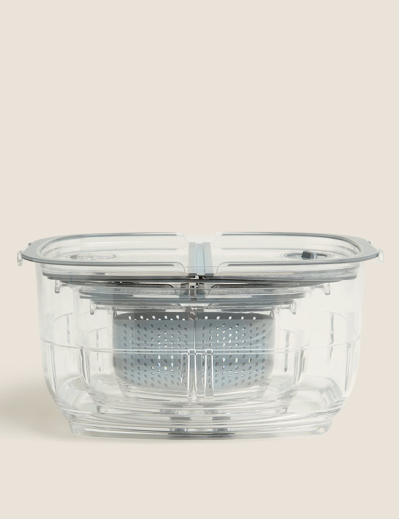 Set of 3 nesting fridge storage containers (British brand)
